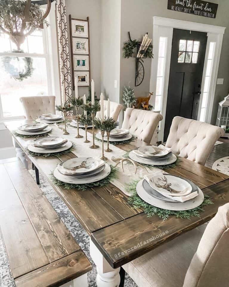 Rustic Winter Dining
