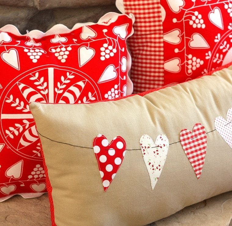 Valentine Fabric Pillow