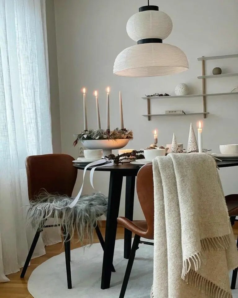 White Candle Tables