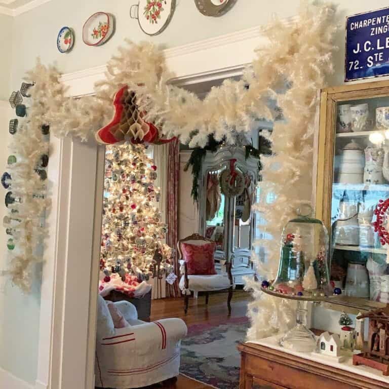 White Garland Accents