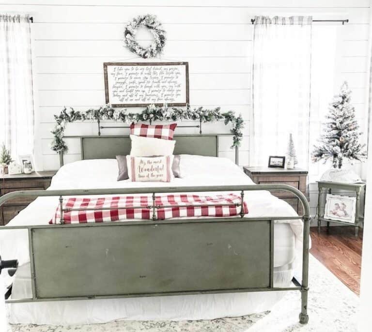 White Shiplap Bedroom
