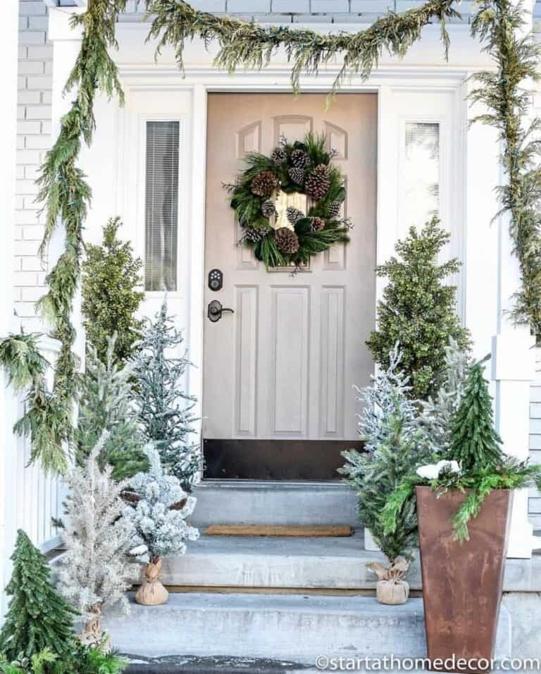 Winter Garland Wreath