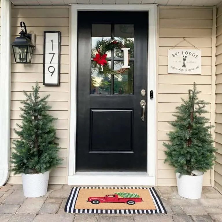 Winter Pine Porch