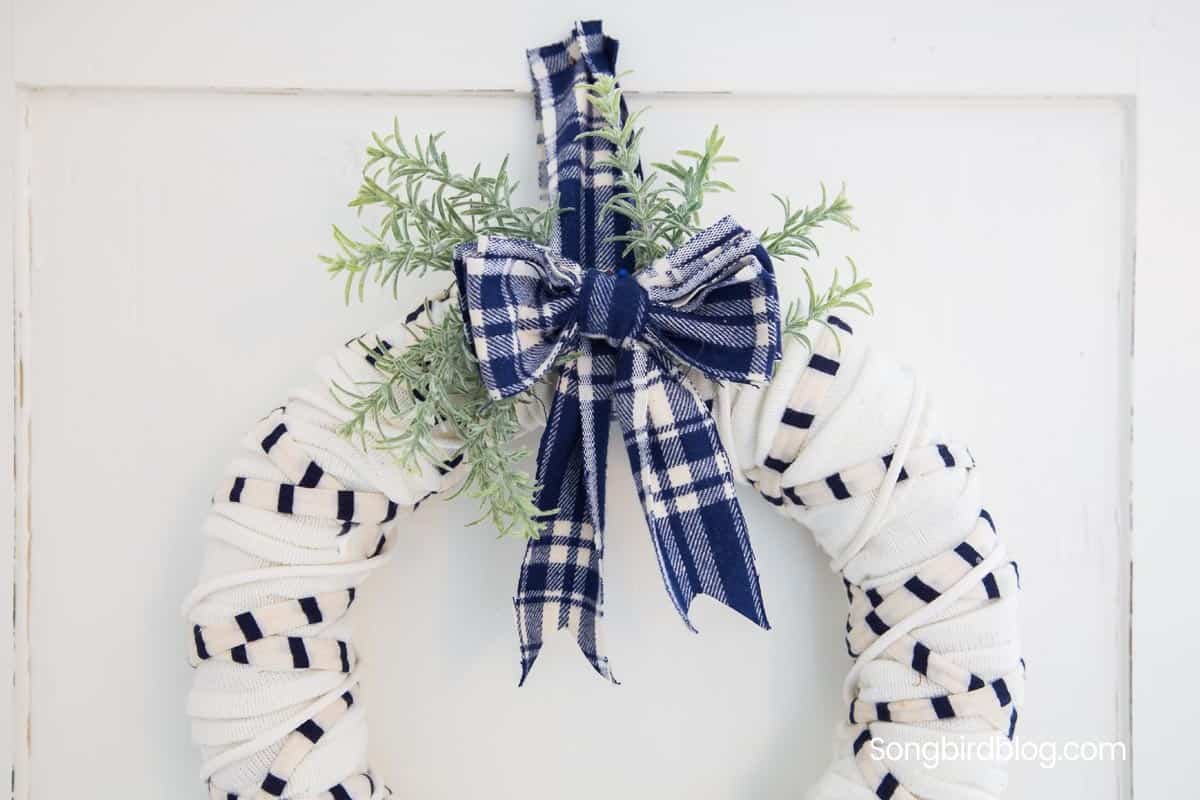 Winter Scarf Wreath
