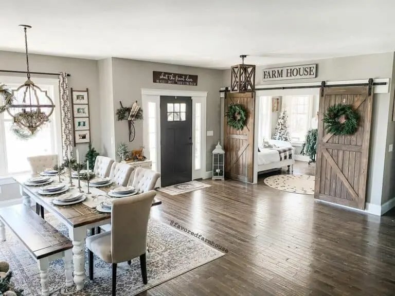 Wreath Barn Doors