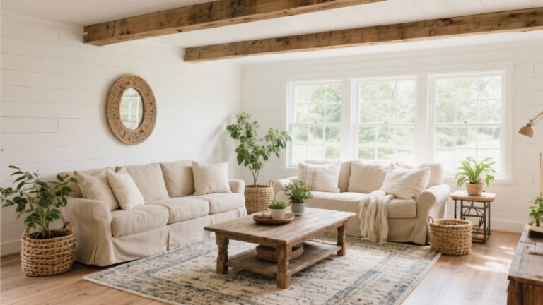 29 Best Farmhouse Living Room Ideas That Feel Like Home
