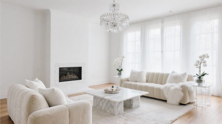 30 Beautiful White Living Room Ideas That Look Elegant