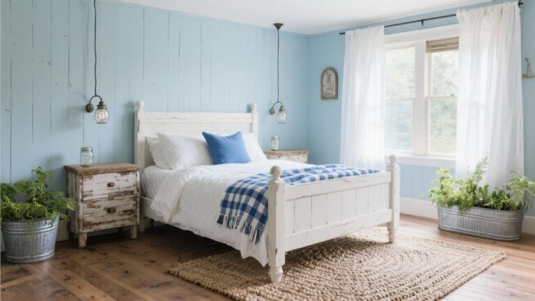 30 Blue Farmhouse Bedroom Ideas That Feel Fresh and Cozy