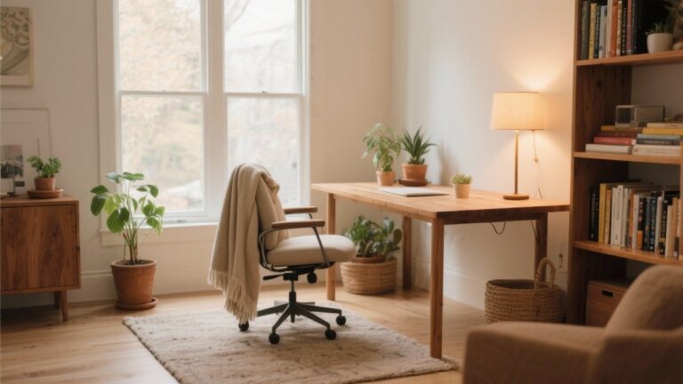 32 Cozy Home Office Ideas for a Warm Productive Workspace