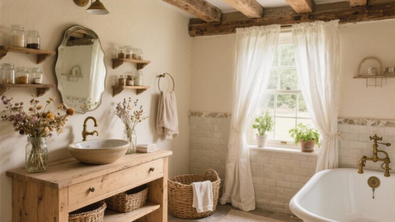 36 Cozy Cottagecore Bathroom Ideas for Your Dream Home