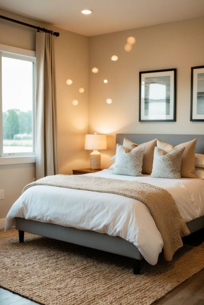 Amber Bedroom Lighting