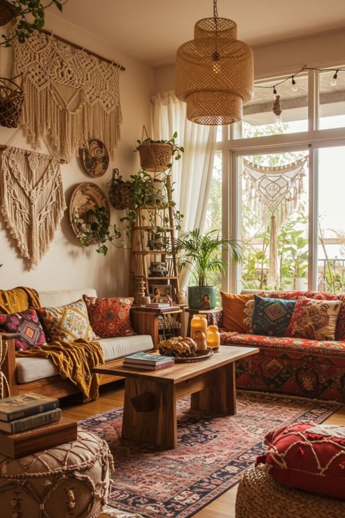 Amber Macrame Lighting