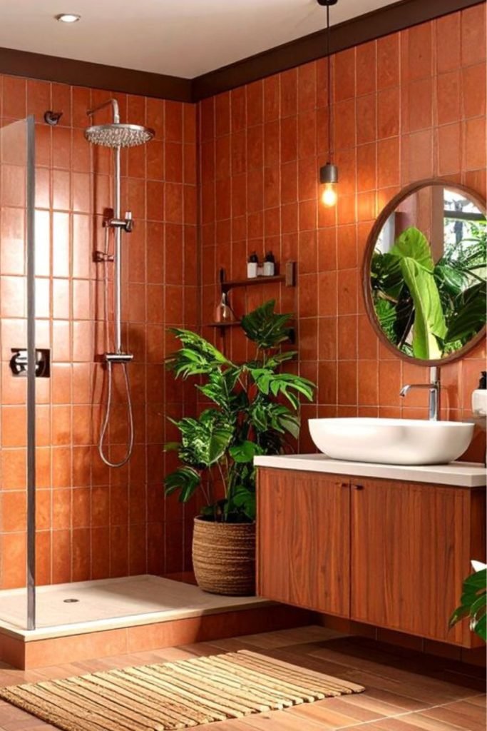 Amber Tile Wetroom