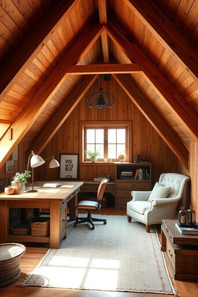 Attic Office Space