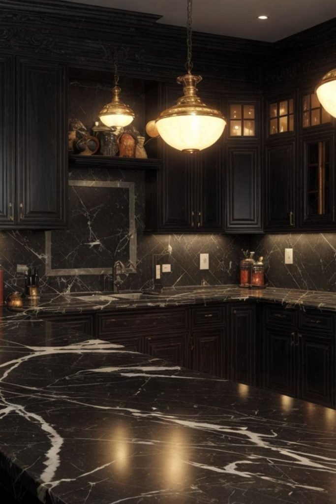 Black Marble Countertops