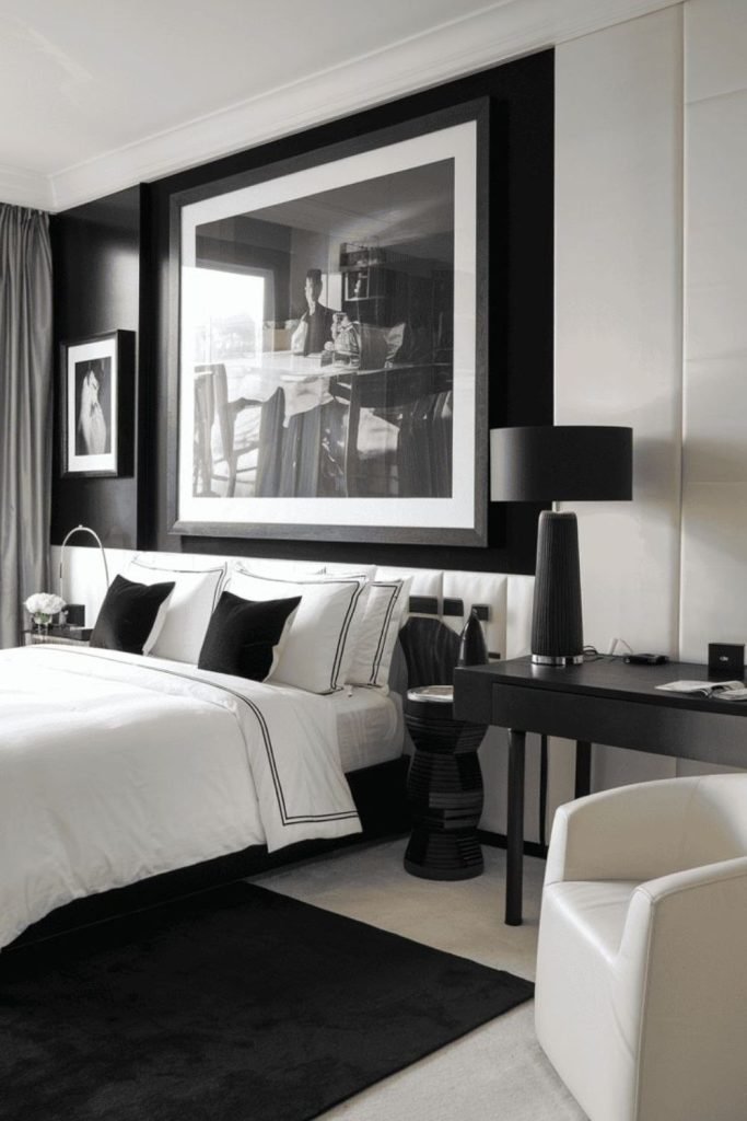 Black White Bedroom