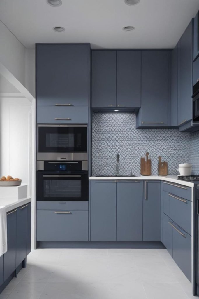 Blue Grey Kitchens