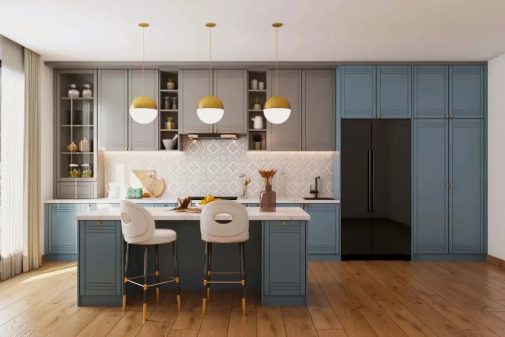 Blue Navy Cabinets