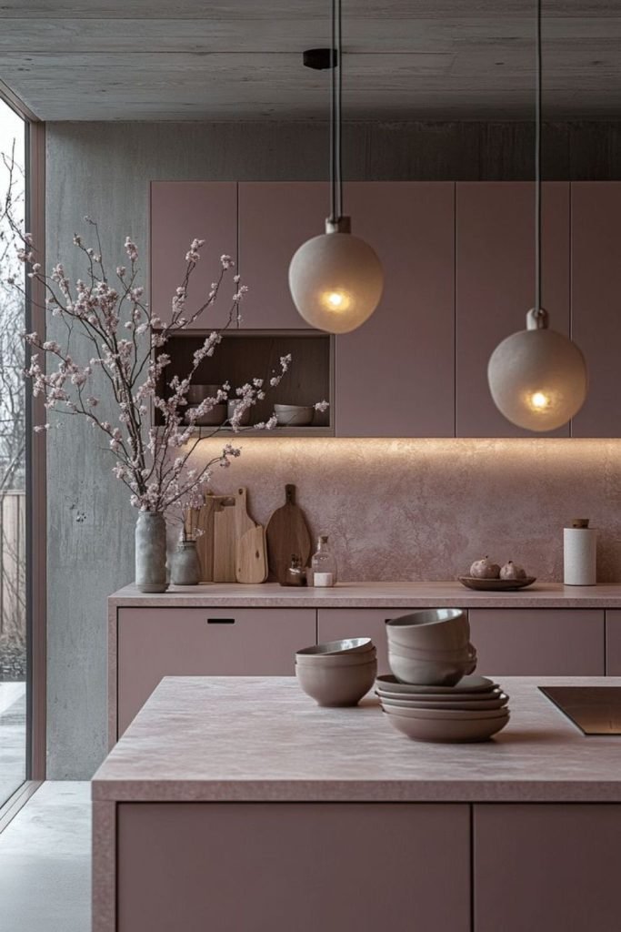 Blush Oak Kitchen