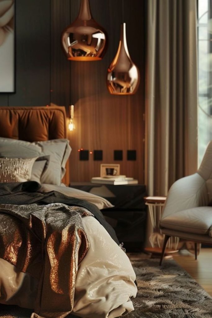 Bronze Textured Walls