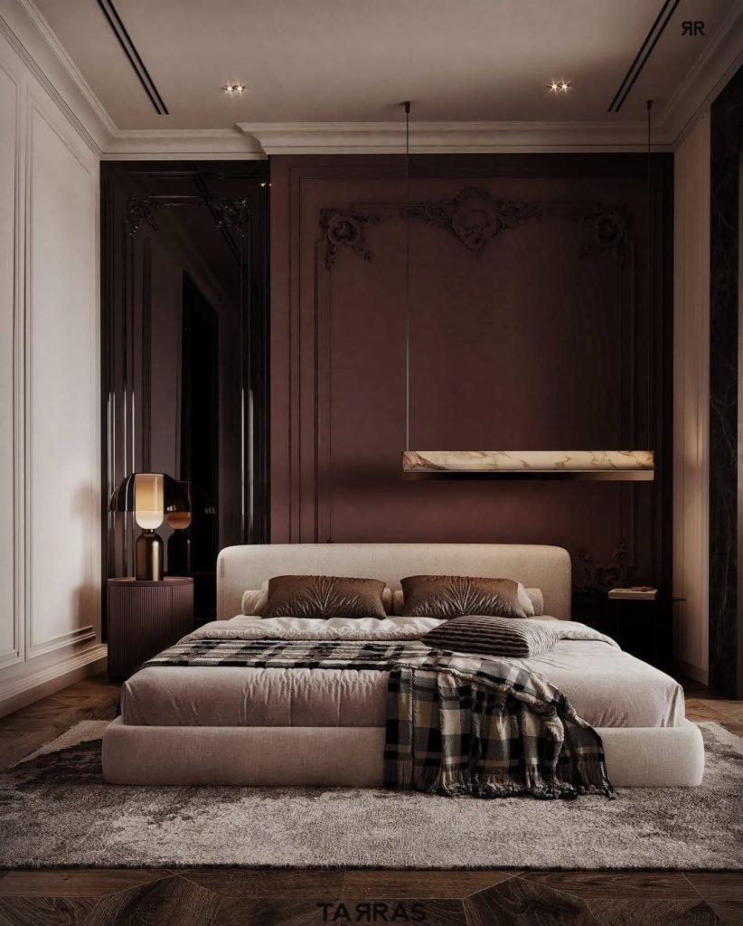 Burgundy Classical Panels