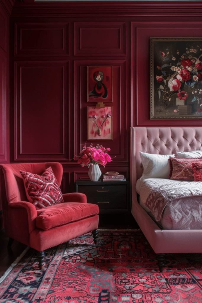 Burgundy Rose Textures
