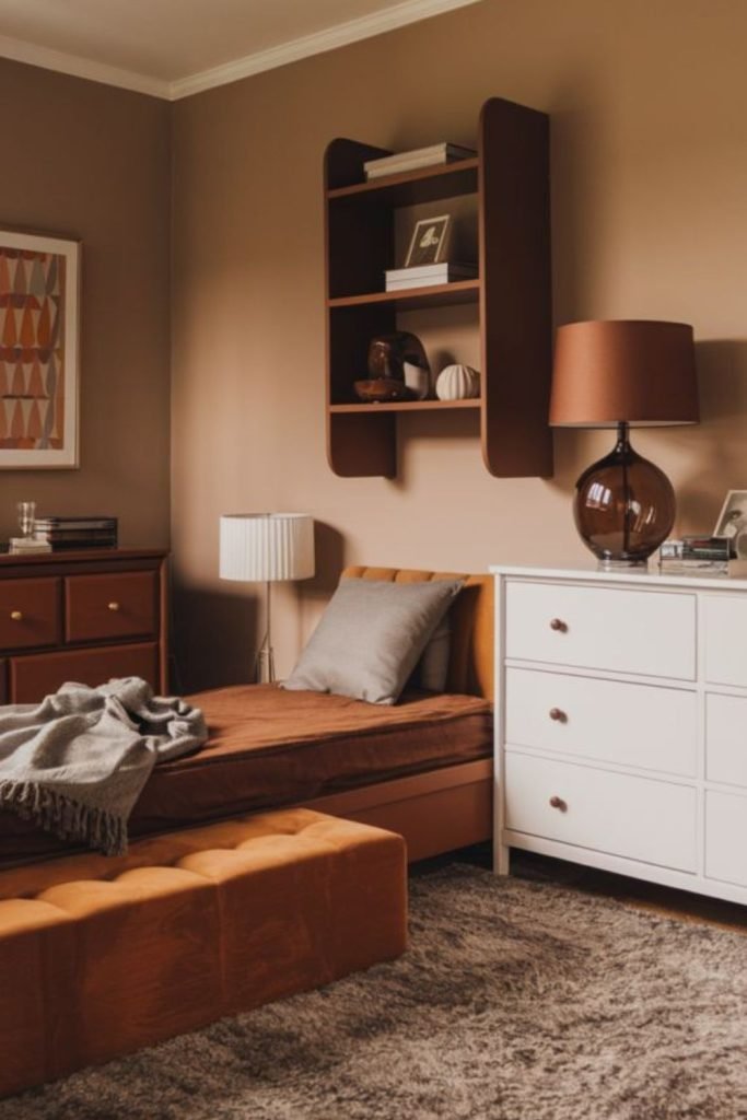 Caramel Attic Bedroom