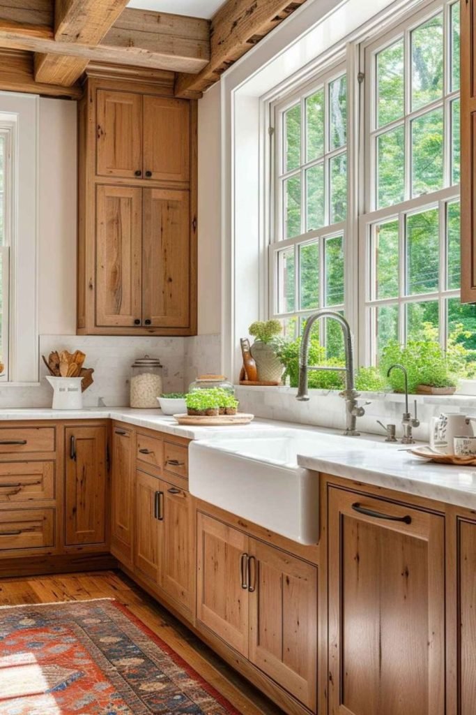 Cedar Cabinet Kitchen