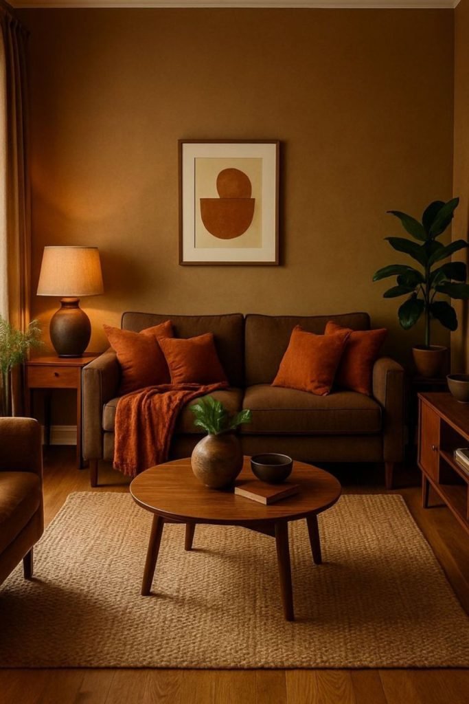Cinnamon Brown Couch