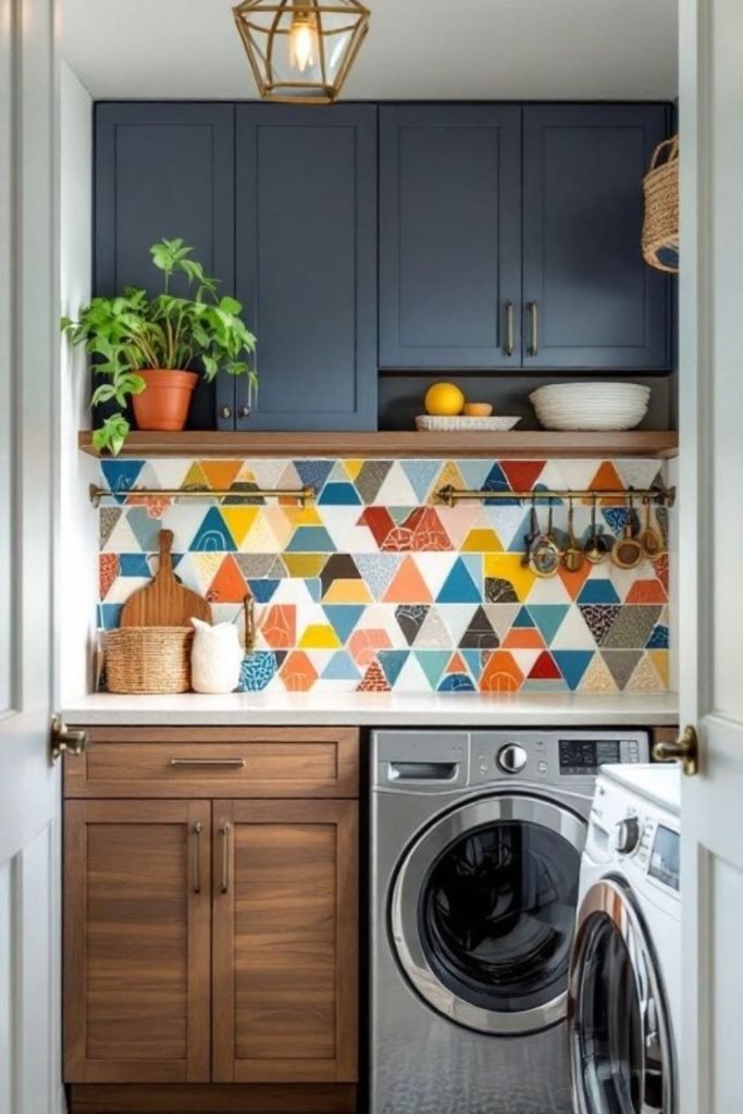 Colorful Tile Backsplash