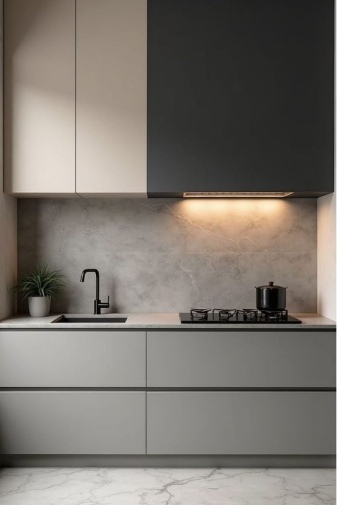 Concrete Backsplash