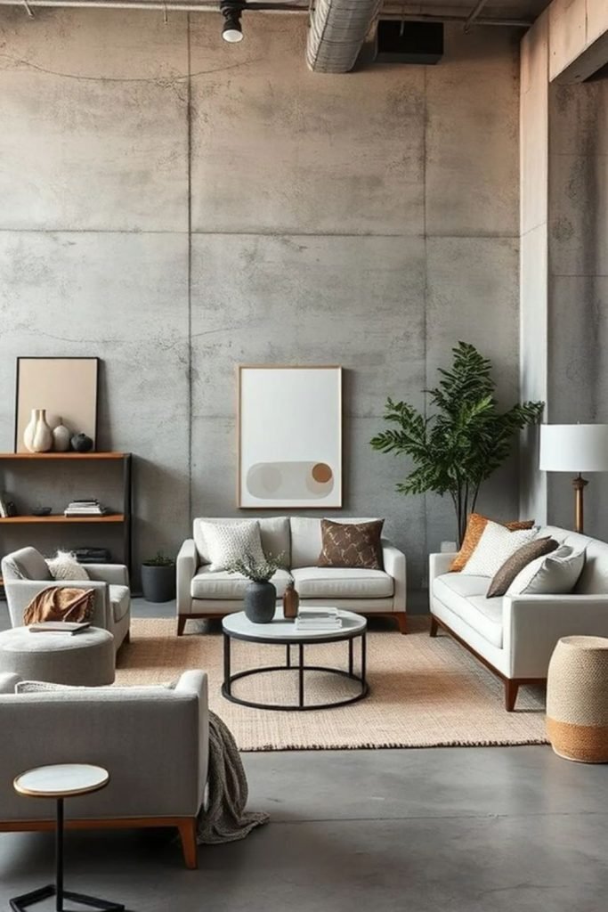 Concrete Industrial Furniture