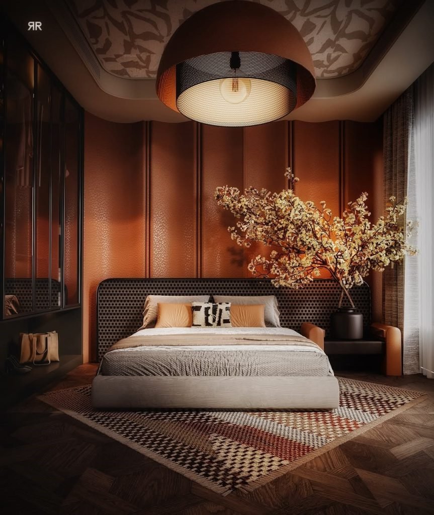 Copper Industrial Bedroom