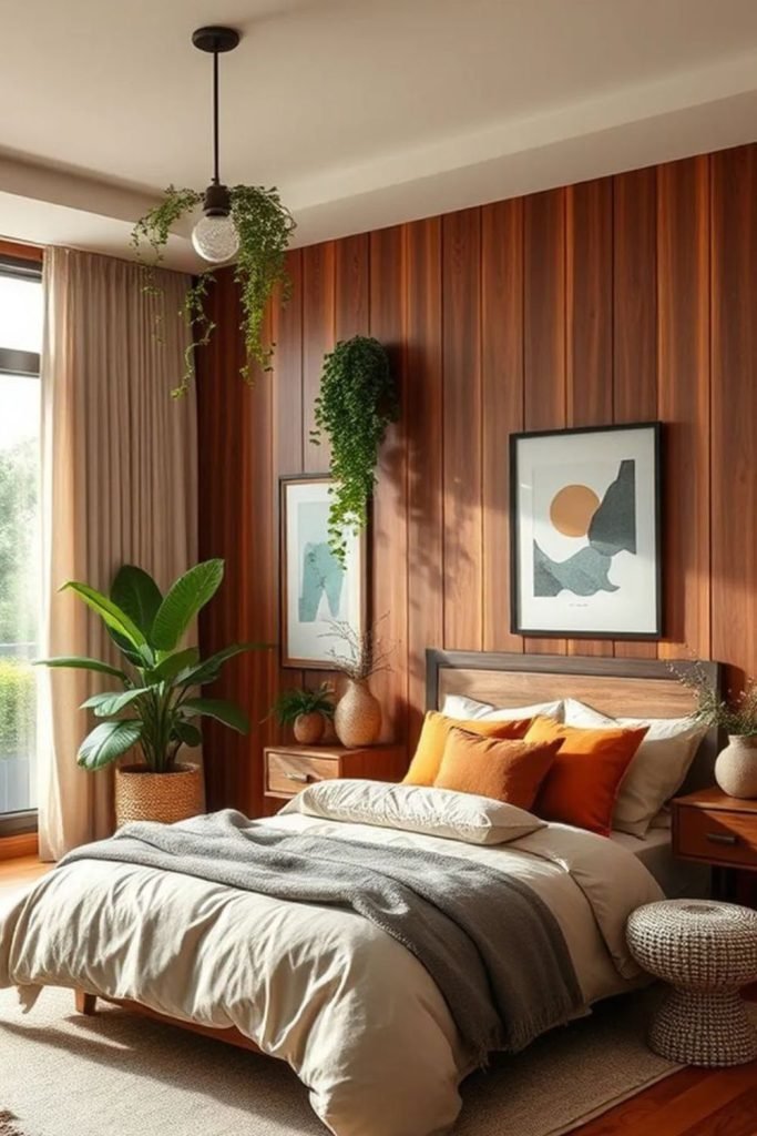Copper Wood Bedroom
