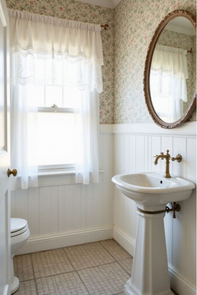 Cottage Bathroom Features