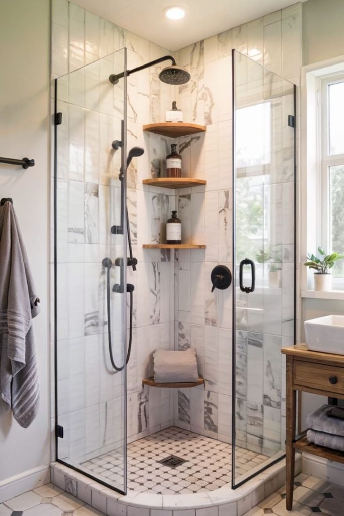 Curved Corner Enclosure