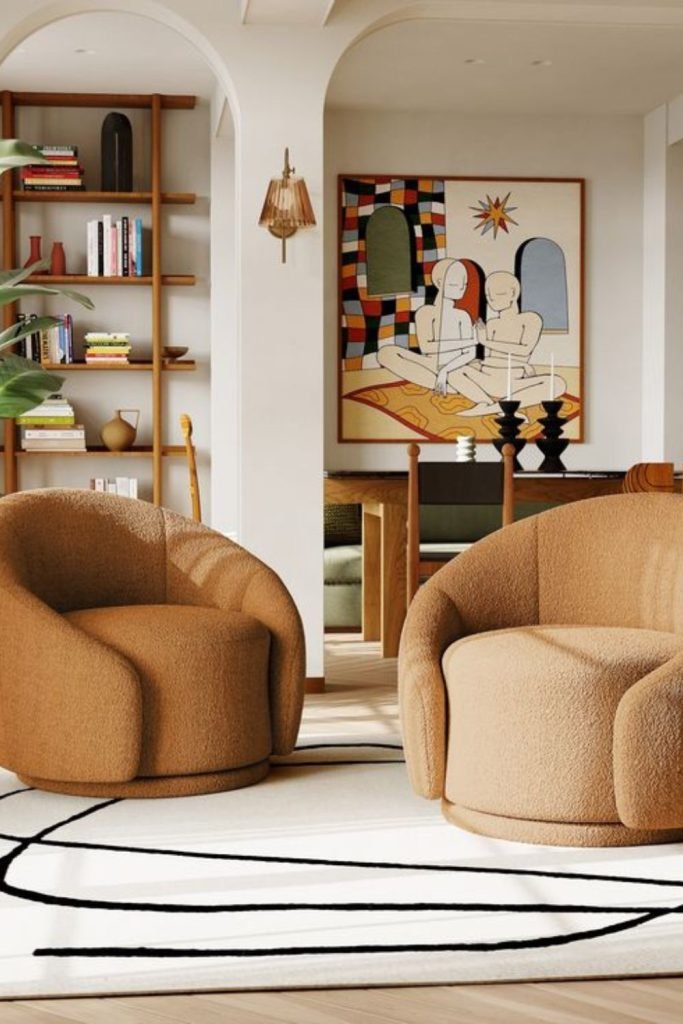 Curved Retro Furniture