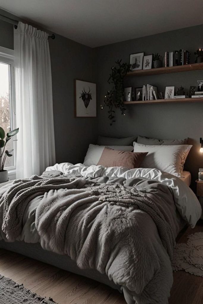 Dark Gray Bedroom