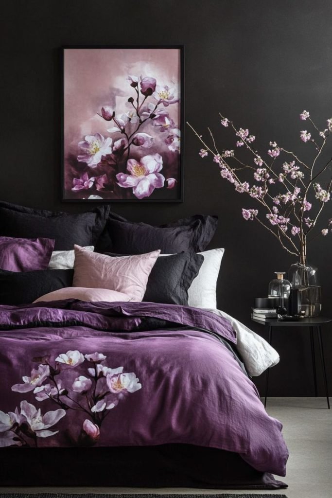 Dark Plum Walls