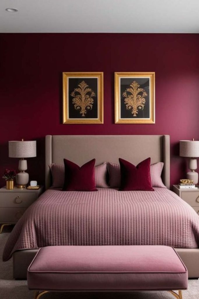 Deep Burgundy Velvet