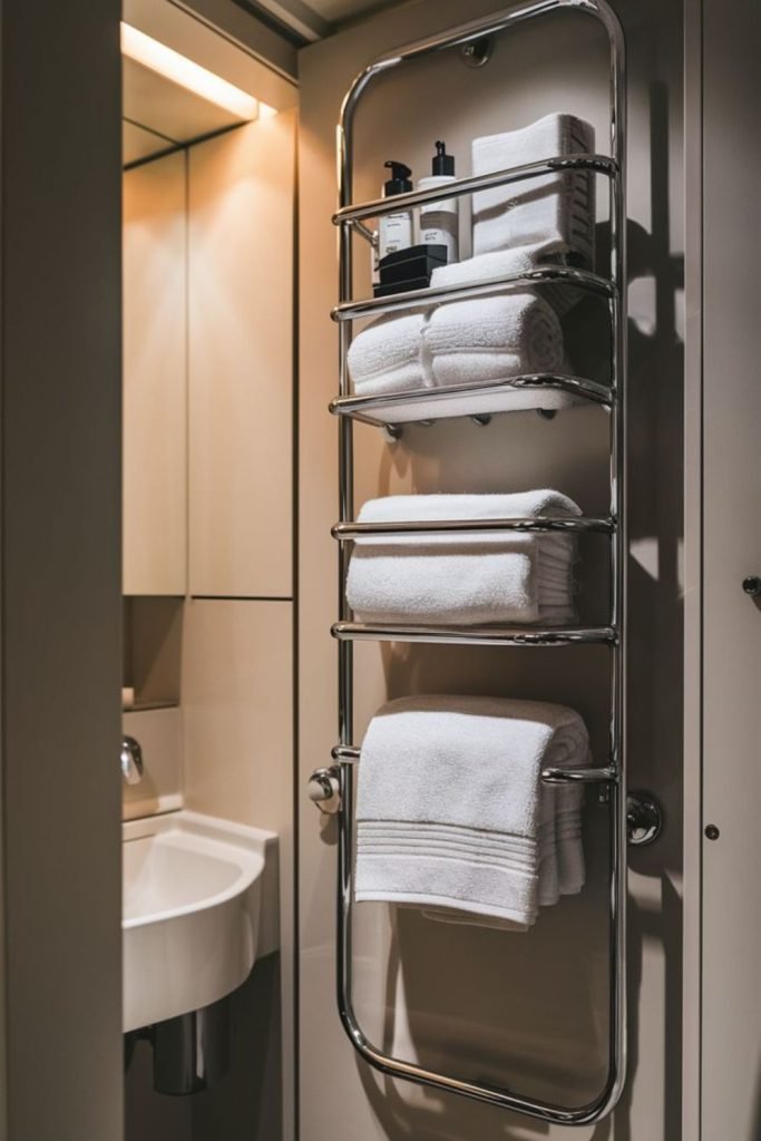 Door-Mounted Towel Bar