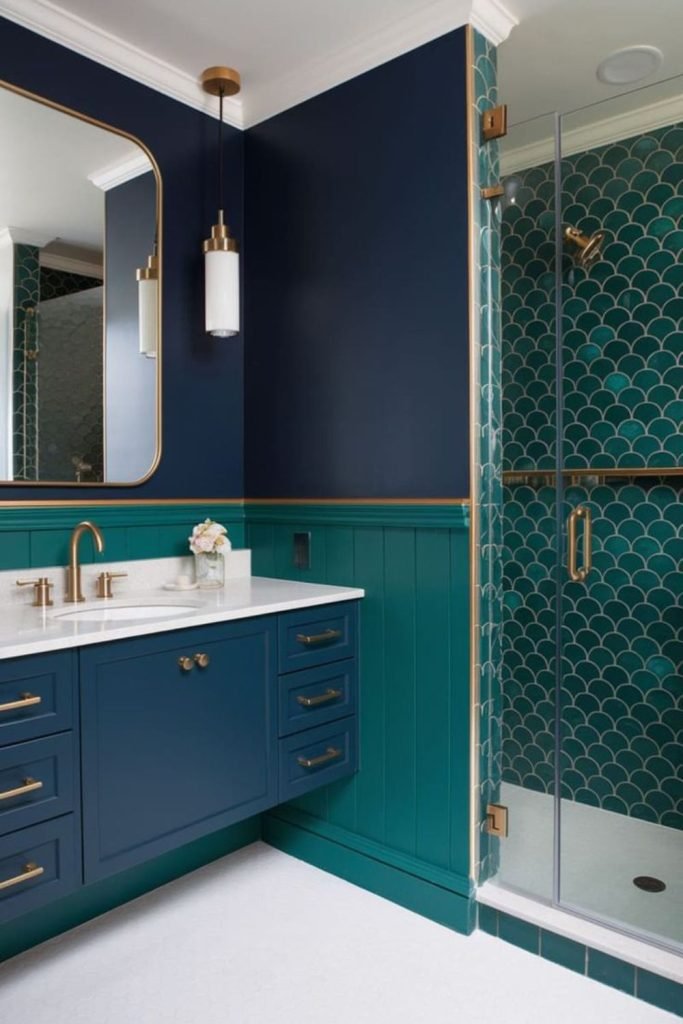 Emerald Tile Wall
