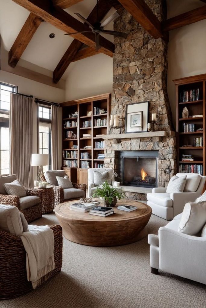 Exposed Timber Beams