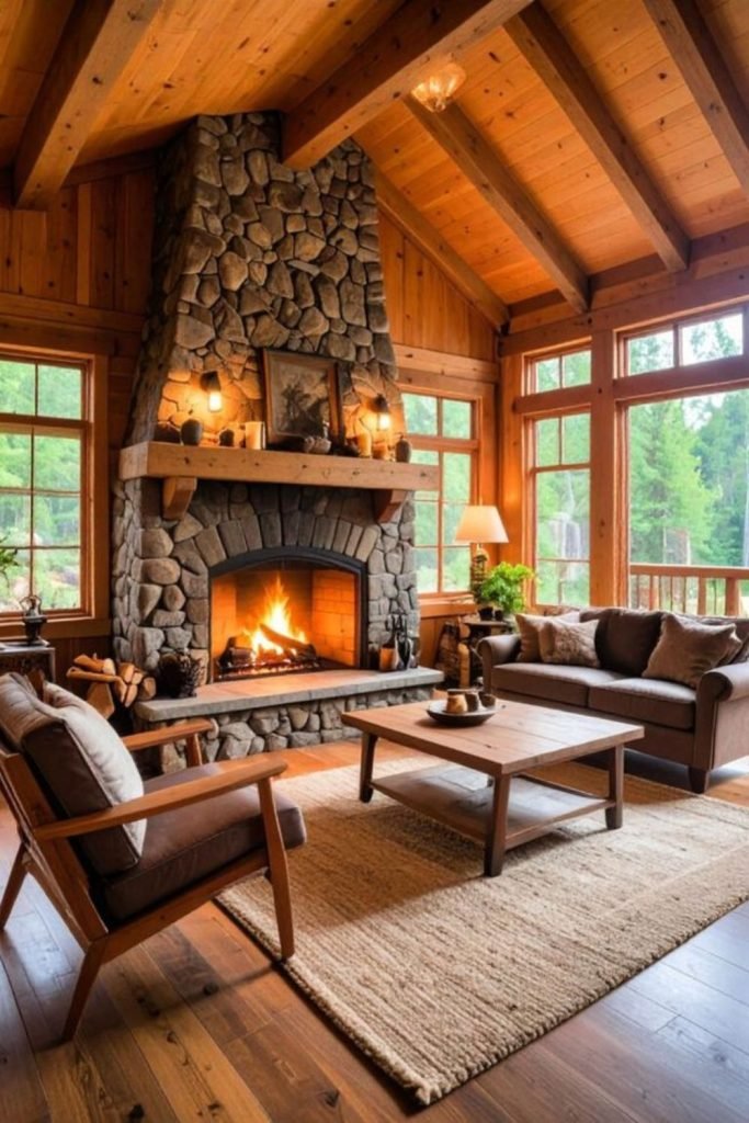 Fireplace Seating Area