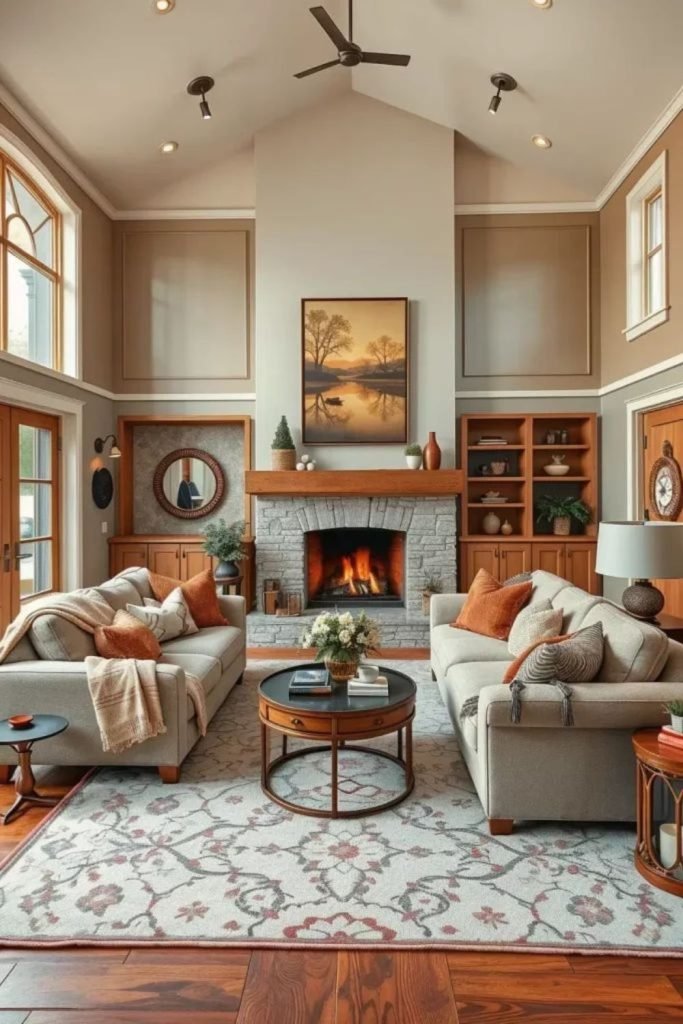 Fireplace Seating Area