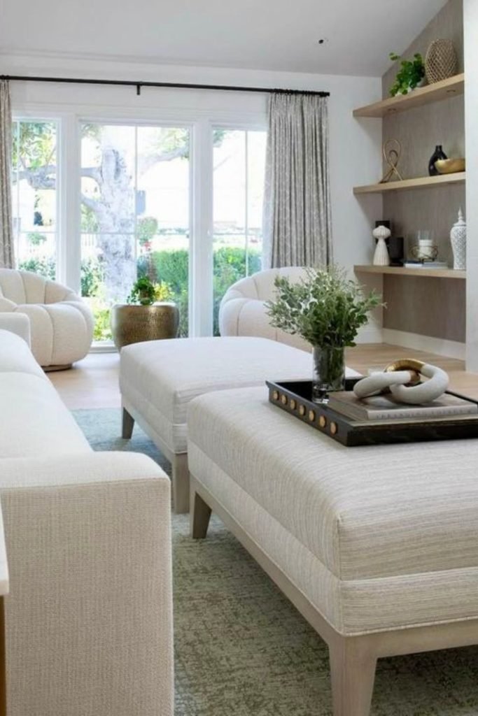 Floating White Furniture