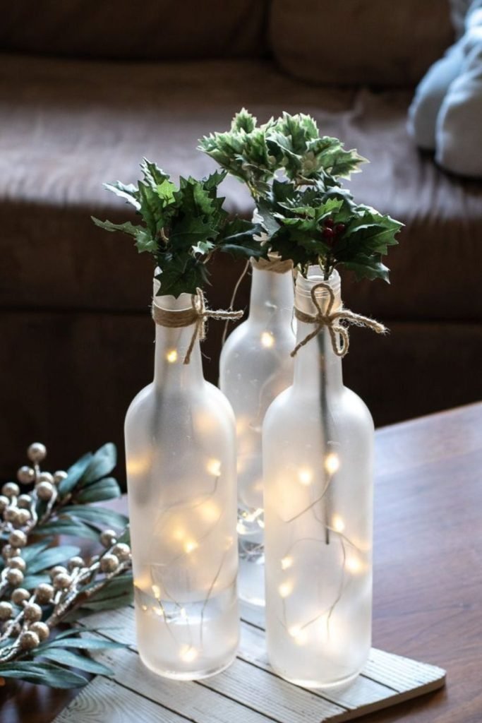 Frosted Bottle Lights