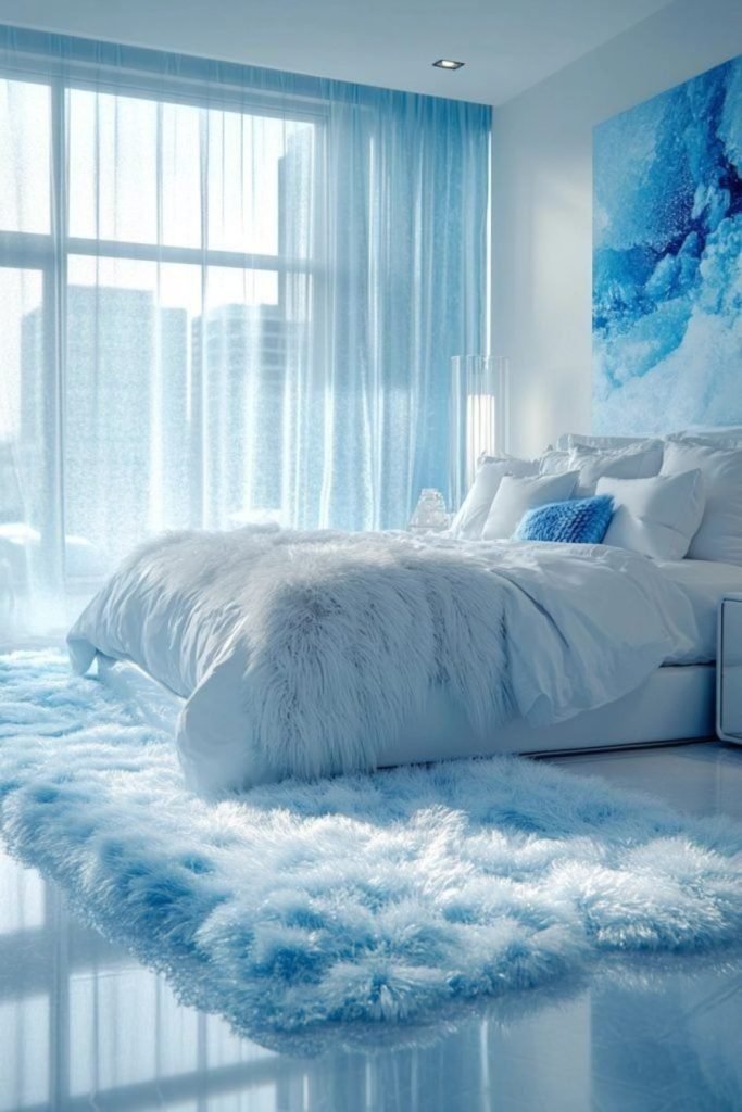 Frosted Glass Bedroom