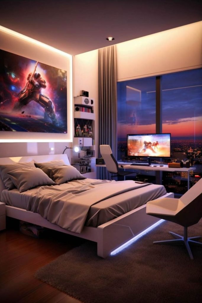 Gaming Setup Bedroom