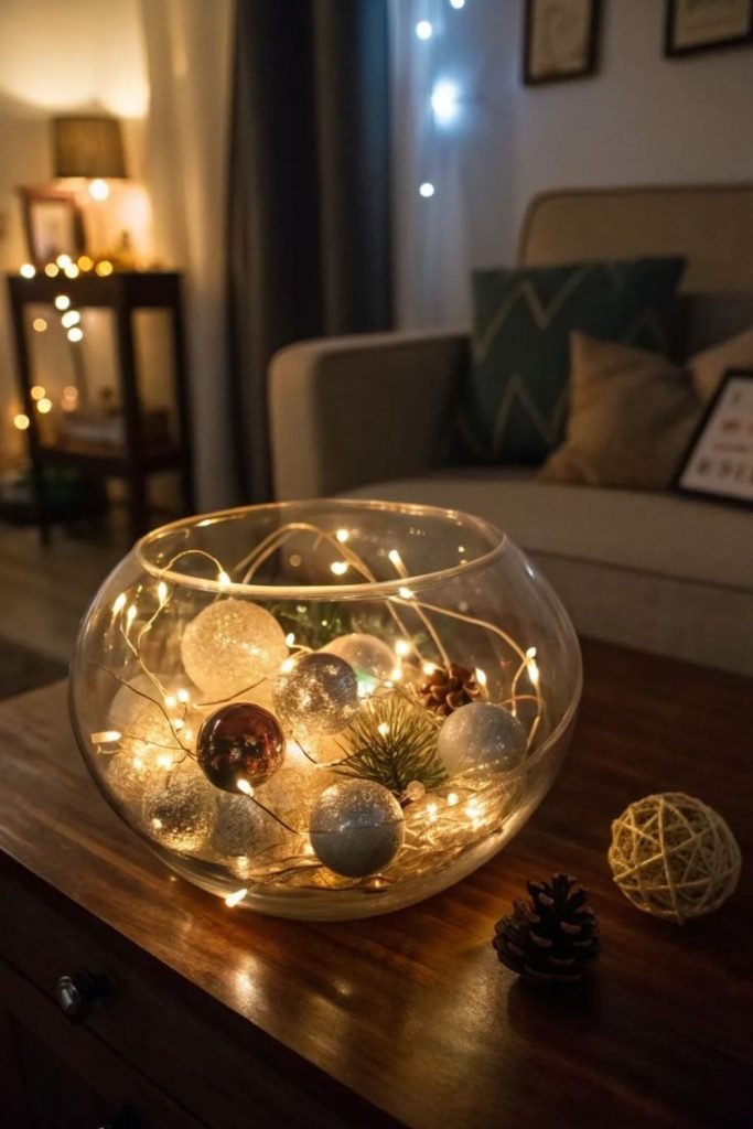 Glass Bowl Centerpiece